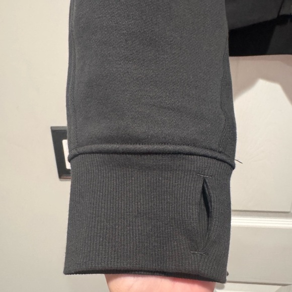 Auth. ✅ Lululemon Oversized Full Zip Scuba in “Black/Gold” Size XL/XXL 🖤💛 - Picture 5 of 11